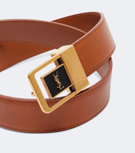 Ceinture La 66 en cuir - Saint Laurent - Modalova