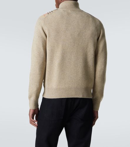 Pull Check en laine et cachemire - Burberry - Modalova