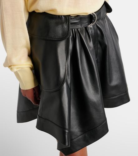 Loewe Mini-jupe Double L en cuir - Loewe - Modalova