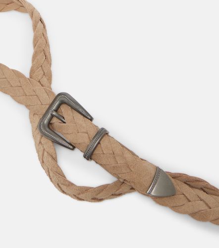 Ceinture Monili en cuir tressé - Brunello Cucinelli - Modalova