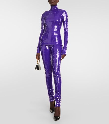 Top à col roulé et sequins - LaQuan Smith - Modalova