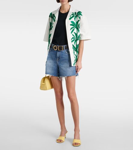 Short en jean à taille mi-haute - 7 For All Mankind - Modalova