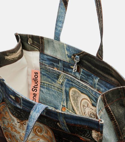 Cabas en toile embossée - Acne Studios - Modalova