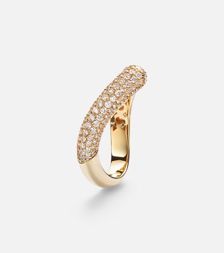 Bague Drop Link Medium en or 18 ct et diamants - Engelbert - Modalova