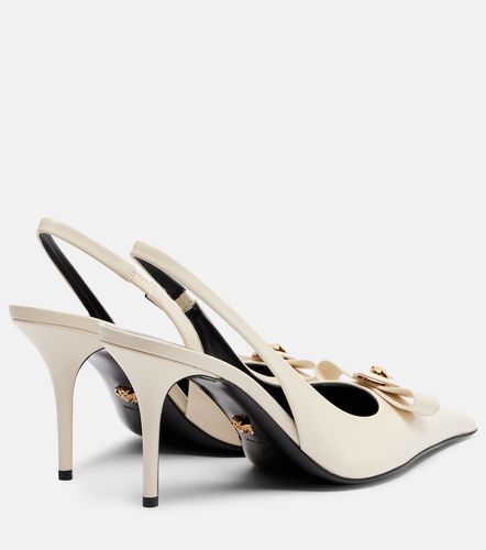 Escarpins Gianni Ribbon 85 en cuir - Versace - Modalova