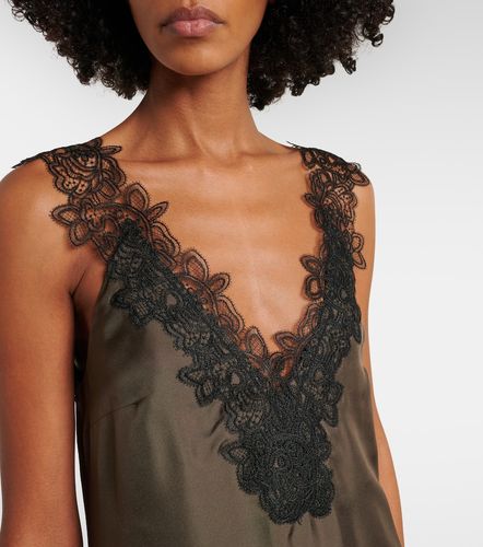 Róhe Robe longue en soie et dentelle - Rohe - Modalova