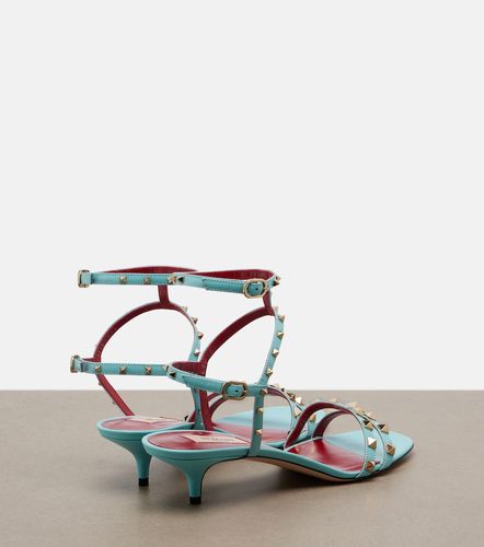 Sandales Rockstud en cuir - Valentino Garavani - Modalova