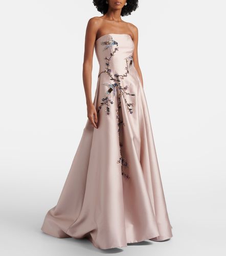 Robe longue bustier Mavia à ornements - Costarellos - Modalova