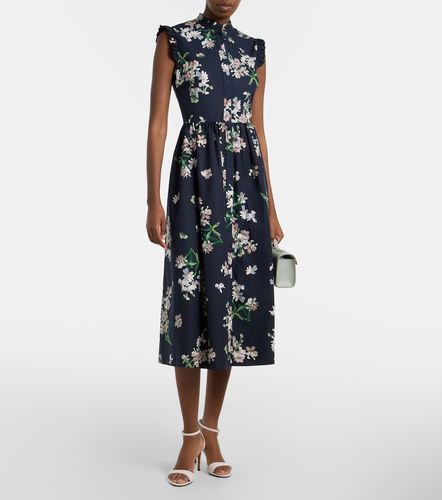 Erdem Robe midi en coton à fleurs - Erdem - Modalova