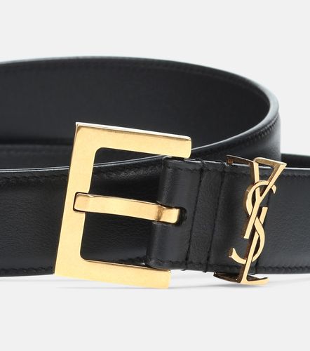 Ceinture Cassandre en cuir - Saint Laurent - Modalova