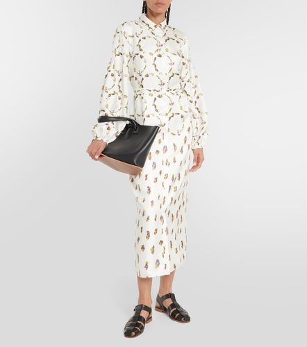 Robe longue Mauri imprimée en soie - Gabriela Hearst - Modalova