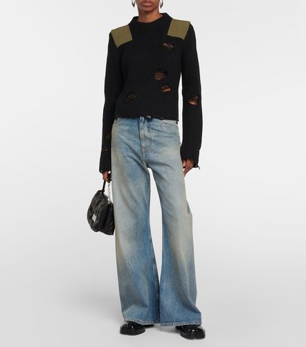 Pull en coton et laine - MM6 Maison Margiela - Modalova