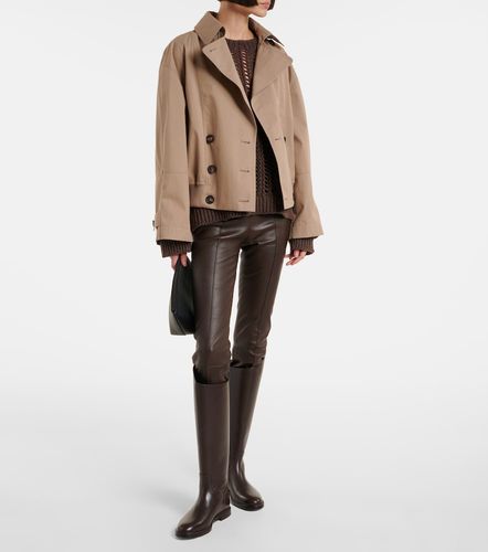 Pantalon slim en cuir - Brunello Cucinelli - Modalova