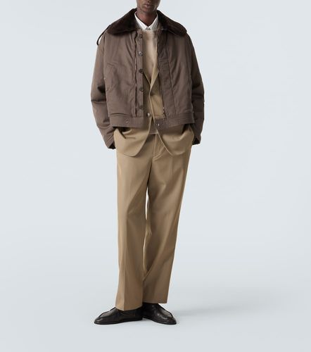 Auralee Veste blouson en gabardine - Auralee - Modalova