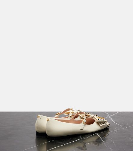 Ballerines Mary Jane Bowow en cuir à ornements - Valentino Garavani - Modalova