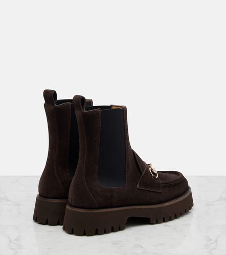 Bottines Chelsea Sylke en daim - Gucci - Modalova