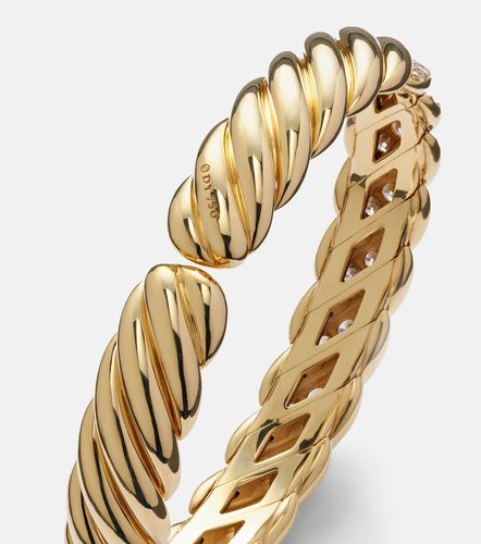 Bracelet Sculpted Cable Flex® en or 18 ct et diamants - David Yurman - Modalova