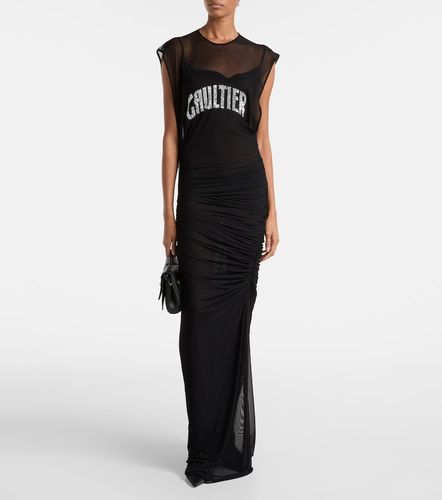 Robe longue à logo - Jean Paul Gaultier - Modalova