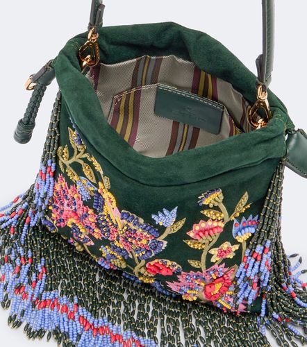 Sac Kalispera Small en daim à perles - Etro - Modalova