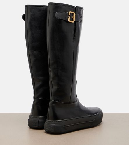 Chloé Bottes Delia en cuir - Chloe - Modalova