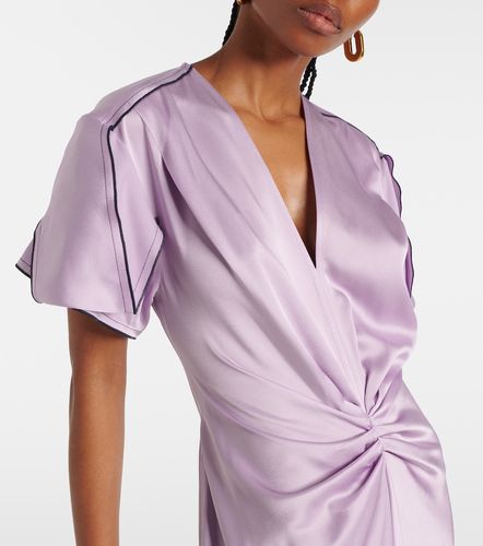 Victoria Beckham Robe midi en satin - Victoria Beckham - Modalova