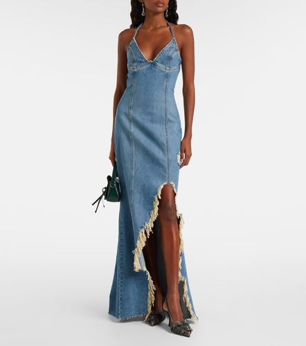 Blumarine Robe longue en jean - Blumarine - Modalova
