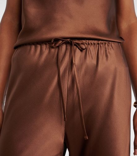 Pantalon droit Billie en soie mélangée - Veronica Beard - Modalova