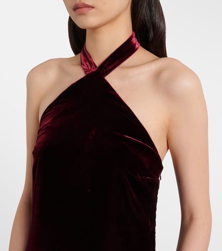 Robe longue Nina en velours - Taller Marmo - Modalova
