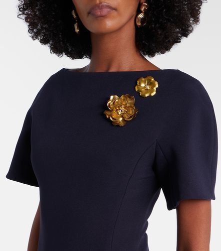 Robe Lacin en crêpe à ornements - Safiyaa - Modalova