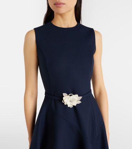 Robe midi en laine mélangée - Oscar de la Renta - Modalova