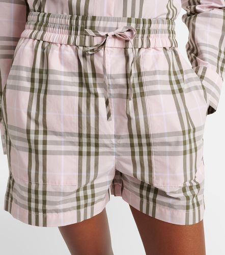 Short Check en coton - Burberry - Modalova