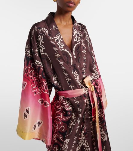 Robe de plage imprimée en soie - The Attico - Modalova