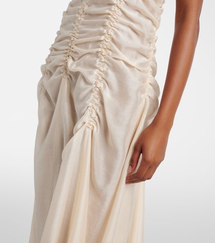 Khaite Robe longue Raina en satin - Khaite - Modalova