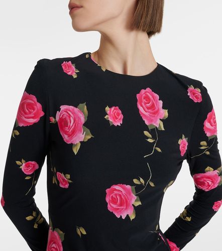 Robe longue à appliqués floraux - Magda Butrym - Modalova