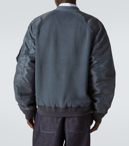 Blouson en sergé à empiècements - Sacai - Modalova
