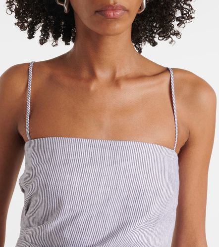Vince Robe midi en lin et coton - Vince - Modalova