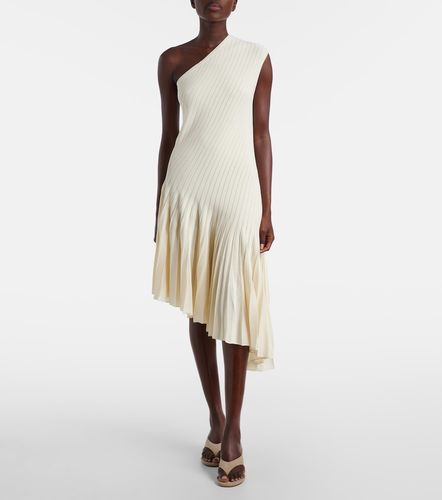 Alaïa Robe midi asymétrique en crêpe - Alaia - Modalova
