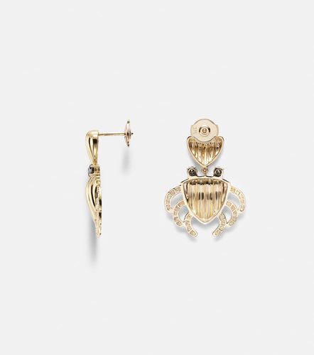 Yvonne Léon Boucles d’oreilles Crabe Coquillage en or 9 ct et diamants - Yvonne Leon - Modalova