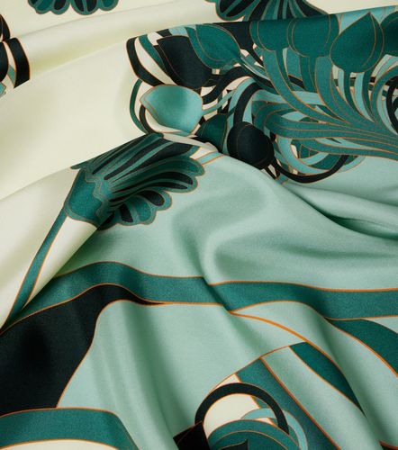 Foulard en sergé de soie imprimé - La DoubleJ - Modalova
