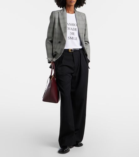T-shirt en jersey de coton imprimé - Victoria Beckham - Modalova