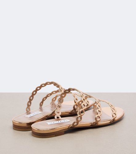 Mules Infinity Chain en cuir - Aquazzura - Modalova
