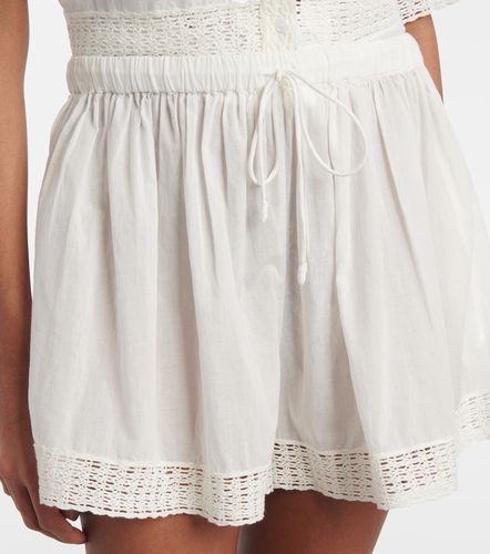 Short Isla en coton à finitions en crochet - Ulla Johnson - Modalova