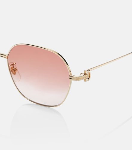 Lunettes de soleil Première de Cartier ovales - Cartier Eyewear Collection - Modalova