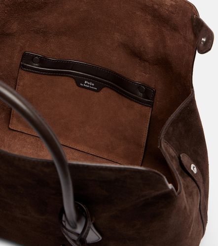 Sac de voyage en daim et cuir - Polo Ralph Lauren - Modalova
