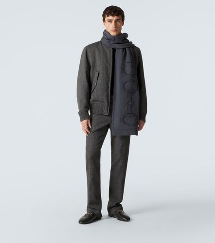 Gucci Écharpe Horsebit en laine - Gucci - Modalova