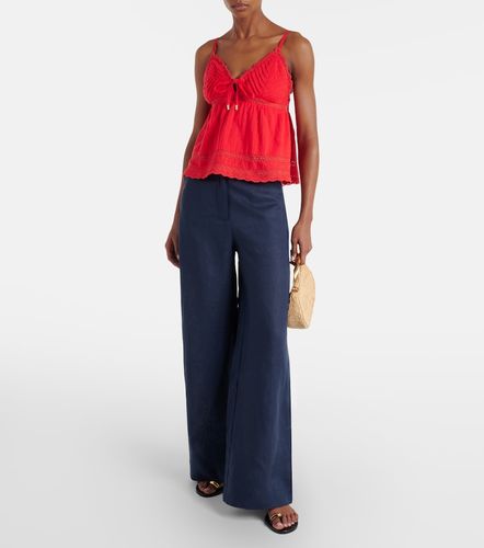 Top Beatrice en coton et lin - Melissa Odabash - Modalova