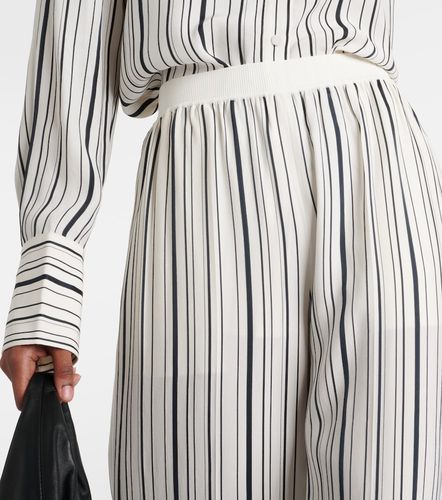 Pantalon ample Hulin rayé en soie - Joseph - Modalova
