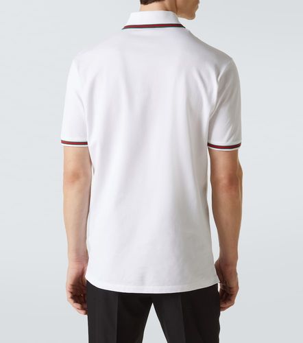 Polo Web Stripe en coton mélangé - Gucci - Modalova
