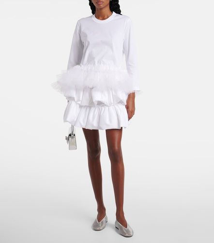 Mini-jupe en coton - Noir Kei Ninomiya - Modalova