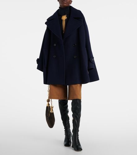Chloé Pull à col roulé en coton et laine - Chloe - Modalova